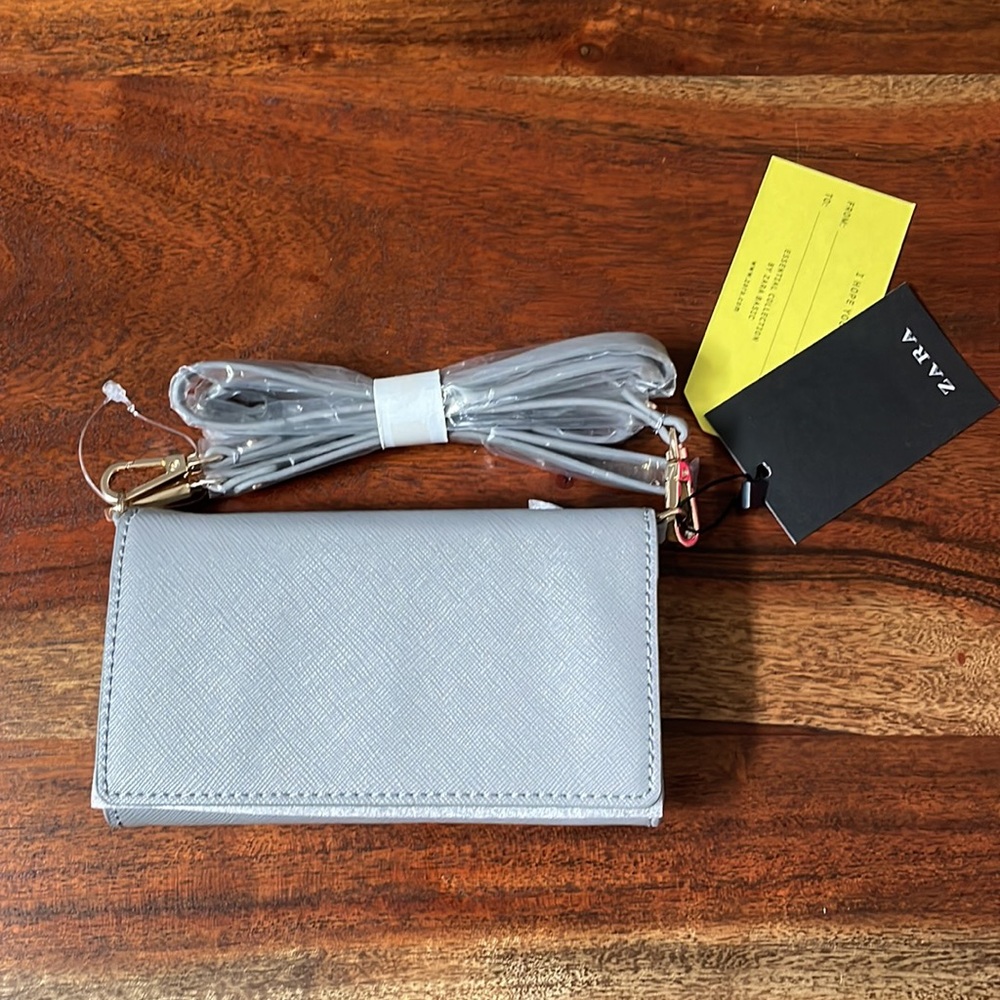 NWT Zara Crossbody/Wristlet Wallet Bag